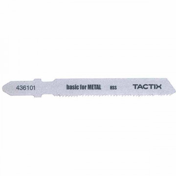 TACTIX - ΛΑΜΕΣ ΣΕΓΑΣ ΣΙΔΗΡΟΥ, Σετ 5 Τεμ, Ψιλό Δόντι 75 mm (436101)