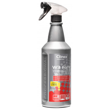 CLINEX - W3 Forte 1L ισχυρό καθαριστικό για τον καθαρισμό τουαλέτας και μπάνιου (CLINEX 77-634)