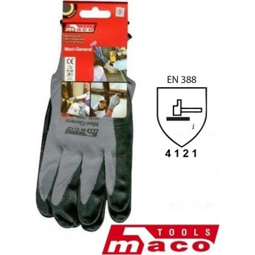 MACO GENERAL - Γάντια εργασίας νιτριλίου γκρί γενικής χρήσεως (0400)