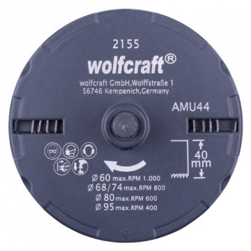 WOLFCRAFT - Φ25-62mm ΠΟΤΗΡΟΤΡΥΠΑΝΟ ΞΥΛΟΥ 7ΤΕΜ (2160000)