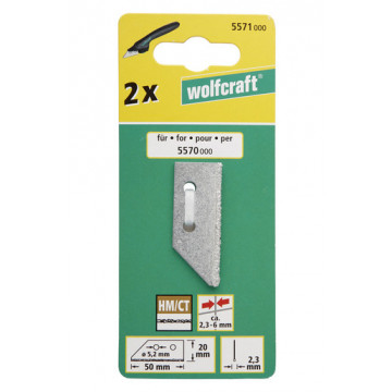 WOLFCRAFT - 50X20X2.3mm ΑΝΤΑΛΛΑΚΤΙΚΕΣ ΛΑΜΕΣ ΓΙΑ ΤΟΝ ΑΠΟΞΕΝΤΗΡΑ ΑΡΜΩΝ (5571000)