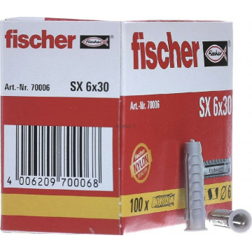 FISCHER - 5X25MM ΝΑΙΛΟΝ ΒΥΣΜΑ SX 100ΤΕΜ (70005)