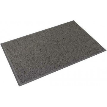 NEW PLAN - 15mm 90Χ120 Grey ποδόμακτρο χωρις υπόστρωμα pvc doormat (PVC90120G)
