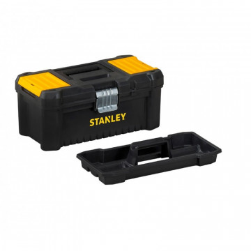 STANLEY - 32x19x13cm ΕΡΓΑΛΕΙΟΘΗΚΗ ΠΛΑΣΤΙΚΗ 12,5" ESSENTIAL ΜΕ ΜΕΤΑΛΛΙΚΟ ΚΛΕΙΣΤΡΟ (STST1-75515)