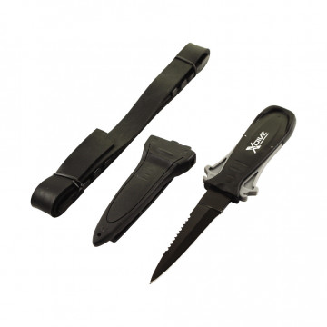 XDIVE - 9cm Μαχαίρι κατάδυσης ribbon γκρί teflon (65110)