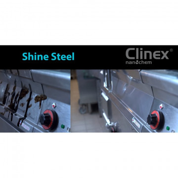 CLINEX - 650ml SHINE STEEL ΓΥΑΛΙΣΤΙΚΟ ΑΝΟΞΕΙΔΩΤΩΝ ΕΠΙΦΑΝΕΙΩΝ (77-628)