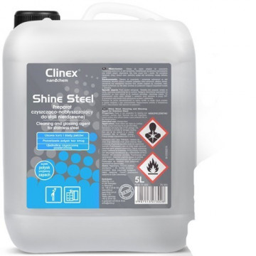 CLINEX - 5Lt SHINE STEEL ΓΥΑΛΙΣΤΙΚΟ ΑΝΟΞΕΙΔΩΤΩΝ ΕΠΙΦΑΝΕΙΩΝ (77-628-1)	