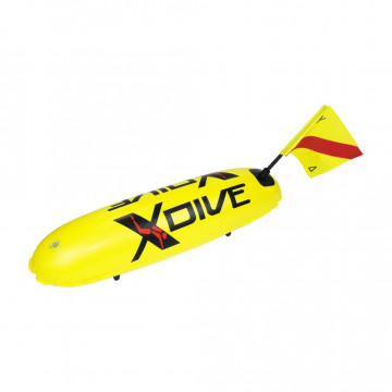 X-DIVE - 85Χ28 Κίτρινη σημαδούρα μονού θαλάμου (65001)