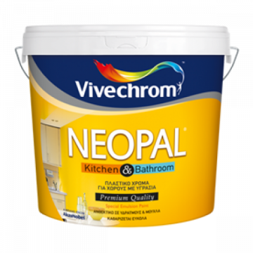 VIVECHROM - Neopal Kitchen & Bathroom Πλαστικό Χρώμα Αντιμουχλικό Οικολογικό για Εσωτερική Χρήση 750ml (5174684)