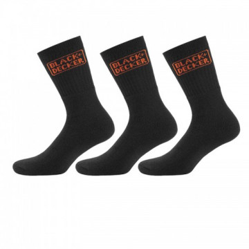BLACK&DECKER - Μακριές Κάλτσες 3 ζεύγη σε Μαύρο χρώμα Νο43-46 (BX/CS/1/TEKL/X343)