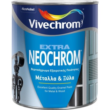 Vivechrom - No30 Βερνικόχρωμα Extra Neochrom Λευκό Γυαλιστερό 2.5lt (5174793)