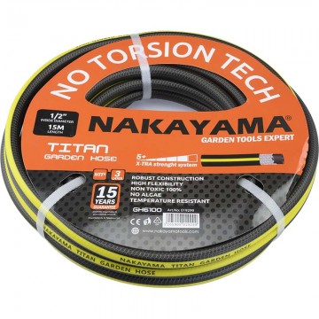 NAKAYAMA - GH6300 50Μ λάστιχο TITAN 3 επιστρώσεις 1/2'' (019312)