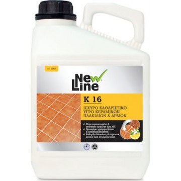 NEW LINE - Κ16 3lt Καθαριστικό Δαπέδων Κατάλληλο για Αρμούς & Πλακάκια (90313)