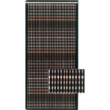 SIDIRELA - Κουρτίνα πόρτας από πλαστικό πολύχρωμη 100x220cm (Ε-0295)