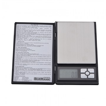 BORMANN Lite - DS1070 ψηφιακή ζυγαρία ακριβείας τσέπης 2000gr/0.1gr (055006)