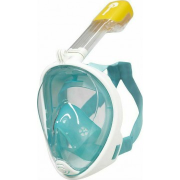 BLUEWAVE - Μάσκα Θαλάσσης Full Face σε Λευκό/Πράσινο χρώμα (61053)
