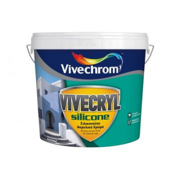 VIVECHROM - 10lt Vivecryl silicone eco λευκό ματ εξωτερικού χώρου (5175027)