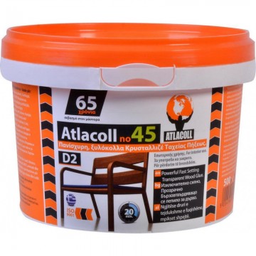 ATLACOLL - No5 Ξυλόκολλα Διάφανη D2 5KG (153-0019)