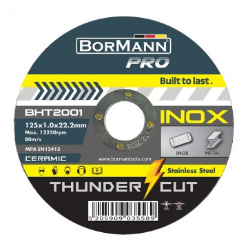 BORMANN Pro - BHT2001-10 Δίσκος Κοπής Μετάλλου 125mm 10τμχ (035589)