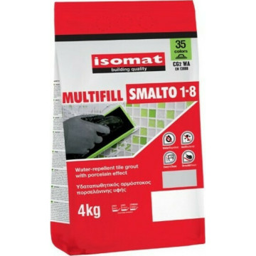 ISOMAT - 4kg ΛΕΥΚΟ MULTIFILL SMALTO 1-8 ΑΡΜΟΣΤΟΚΟΣ ΠΛΑΚΙΔΙΩΝ (051150104)