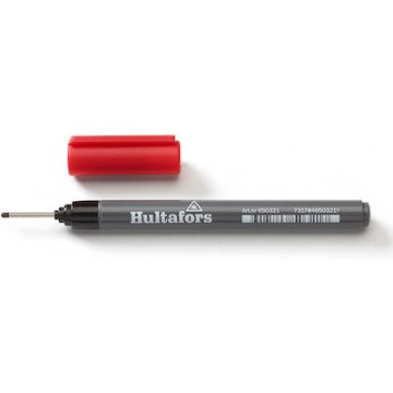 HULTAFORS - μαρκαδόρος - στυλό σημαδέματος με μακρυά μύτη κόκκινο (650320)