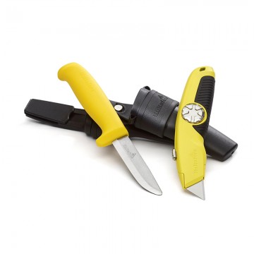 HULTAFORS - Μαχαίρι σε Κίτρινο χρώμα Διπλή Θήκη 2τμχ (381050)