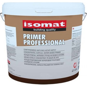ISOMAT - 0.75l Primer Professional Συμπυκνωμένο Ακρυλικό Αστάρι Νερού Λευκό Κατάλληλο για Δομικά Υλικά-Τοιχοποιία (020588075)