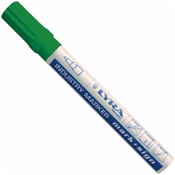 LYRA - 2-4mm Πράσινος μαρκαδόρος ανεξίτηλος με λεπτή μύτη (L4040067)