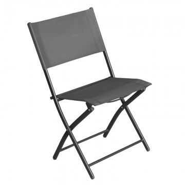 BORMANN - BSP1164 Καρέκλα εξωτερικού πτυσσόμενη μεταλλική γκρί 52x43x80cm (066439)