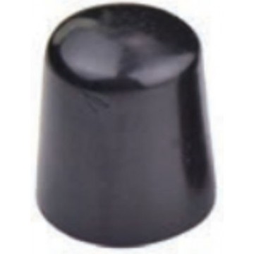 ΟΕΜ - Φ30xΥ3,2mm μαύρο Στοπ θυρών βιδωτο πλαστικό  ART33 (7033.Μ)