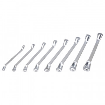 TACTIX - (6X7-20X22mm) Πολύγωνα Κλειδιά CR-V Σετ 8 Τεμ (372908) 