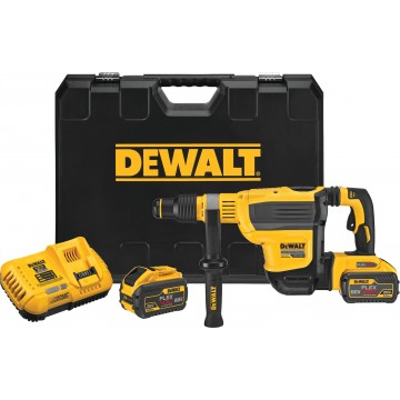 DEWALT - Πιστολέτο Περιστροφικό SDS-Max 54V XR 45mm 10.5J 3 Λειτουργιών 2x9.0Ah (DCH614X2)