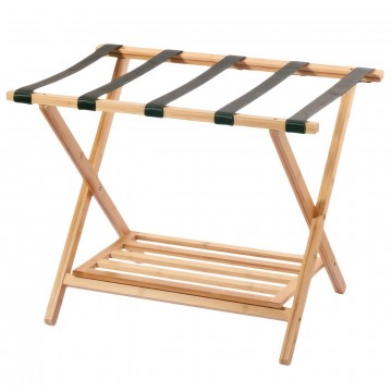 SIDIRELA - Ξύλινη βάση από bamboo για βαλίτσες αναδιπλούμενη διαστάσεων 66x41xΥ51.5cm (E-1002)