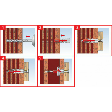 FISCHER- 6X50 DUOPOWER ΠΛΑΣΤΙΚΟ ΒΥΣΜΑ (100ΤΕΜ) (538240)