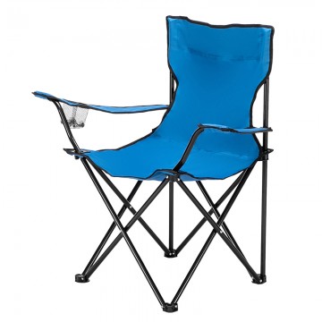 BORMANN - BSP1175 Καρέκλα camping πτυσσόμενη με μεταλλικό σκελετό 82x50x80 (071211)