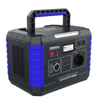 BORMANN Pro - BBC5030 Power Station 1000W,999Wh/45000mAh,12V/24V, AC,DC,Type-C,USB-A,Li-Ion (071587)