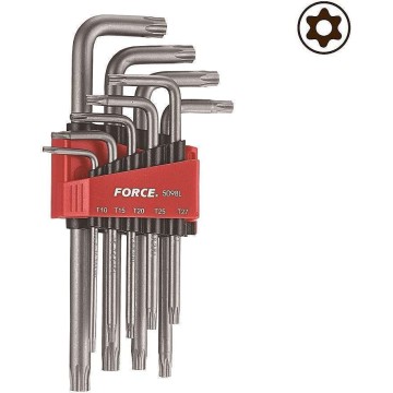 FORCE - Σετ 9 Κλειδιά Allen Torx (5098LT)