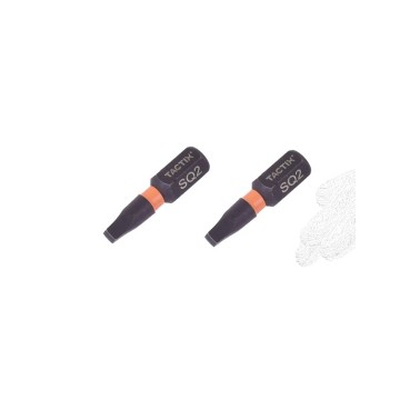 TACTIX - 2x50mm Μύτη τετράγωνη robertson imract torsion σε bliste 2τεμ (455312)