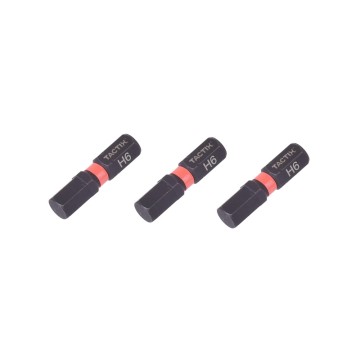 TACTIX - 4x25mm Μύτη allen impact torsion σε blister 3τεμ (455604)