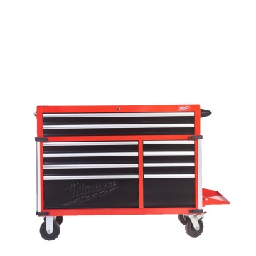 MILWAUKEE - 46˝ / 117cm Τροχήλατος Μεταλλικός Εργαλειοφόρος 10 Συρταριών 1170x562x982mm (4932478852)