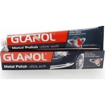 GLANOL - Αλοιφή Γυαλίσματος για Αμάξωμα Metal Polish Ultra Soft 100ml (24686)