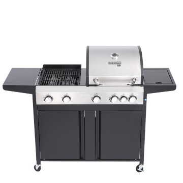 BORMANN Elite - BBQ5060 Ψησταριά Υγραερίου 3 σε 1 Combo Grill (080466)