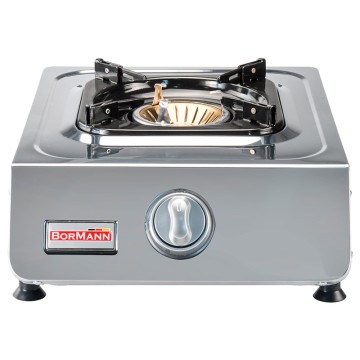 BORMANN - BLG2800 Επιτραπέζια Εστία Υγραερίου Μονή Inox (022343)