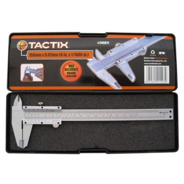 TACTIX - Παχύμετρο Μεταλλικό σε  πλαστικη θηκη (245011)