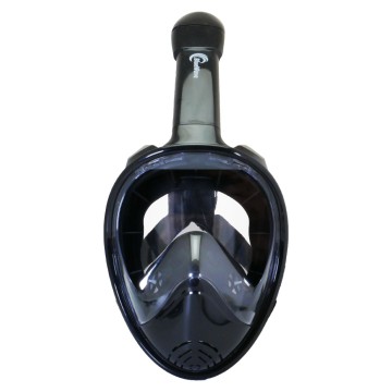 BLUEWAVE - S/M Μάσκα Θαλάσσης Σιλικόνης Full Face μαύρo (61062)
