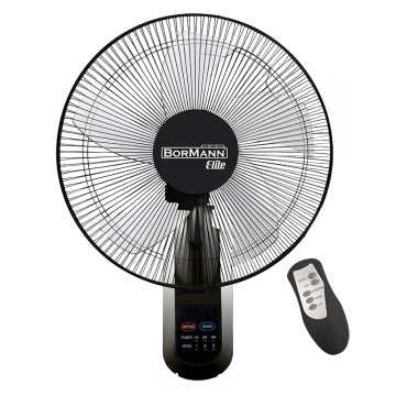 BORMANN Elite - BFN7110 Ανεμιστήρας Τοίχου 50W με Τηλεχειριστήριο,Μαύρος (080220)