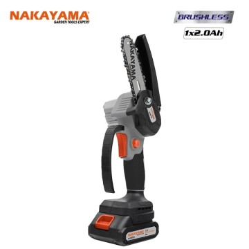 NAKAYAMA - EC1040 Κλαδευτικό Αλυσοπρίονο Μπαταρίας 21V Brushless,Λάμα 10cm,825gr,1x2Ah Li-Ion, Βαλίτσα (082453)
