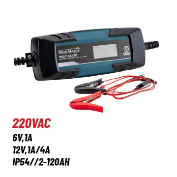 BORMANN Lite - BBC4005 Φορτιστής-συντηρητής 6/12V - 4A , 70W (053651)