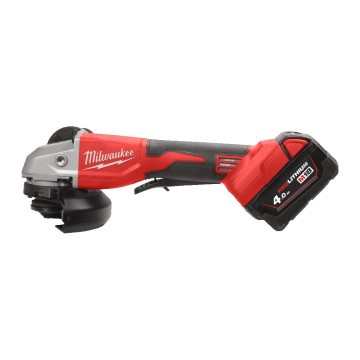 MILWAUKEE - BLSAG125XPD-402X Γωνιακός τροχός 125mm με σκανδάλη και 2 μπαταρίες 4.0Ah (4933492646)