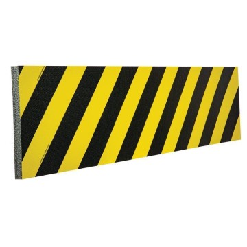 ESSENTIAL - 50x10x1,5cm Προστατευτικό αφρώδες για τοίχους αυτοκόλλητο κίτρινο - μαύρο (2100YB)